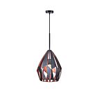 CWI Lighting Oxide 1114P20-1-271 Black + Copper 1 Light 60W Chandelier