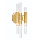 CWI Lighting Orgue 1120W5-6-602 Satin Gold 6-Light 5W Wall Sconce