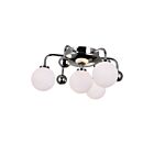 CWI Lighting Element 1125C16-4-613 Polished Nickel 4 Lights 28W Flush Mount