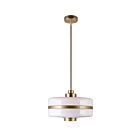 CWI Lighting Elementary 1143P12-1-270 Pearl Gold 1 Light 60W Pendant