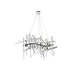 CWI Lighting Icicle 1154P39-10-601 Chrome 10 Lights 400W Chandelier