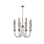 CWI Lighting Meduse 1203P21-8-613 Polished Nickel 8 Lights 480W Chandelier