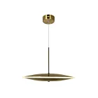 CWI Lighting Ovni 1204P16-1-625-A Brass 10W LED Chandelier