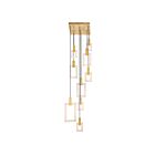 CWI Lighting Anello 1214P24-9-236-A White Oak 51W LED Chandelier