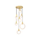 CWI Lighting Anello 1214P28-7-236 White Oak 40W LED Chandelier