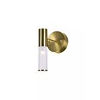 CWI Lighting Pipes 1221W7-1-625 Brass 1-Light 5W Wall Sconce