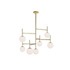 CWI Lighting Tourch 1228P36-7-169 Medallion Gold 7 Lights 35W Chandelier