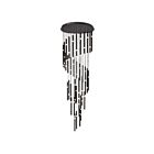 CWI Lighting Flute 1262P30-54-101 Black 54 Lights 7668W LED Chandelier