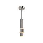 CWI Lighting Lena 1390P5-1-606 9W Satin Nickel LED Mini Pendant