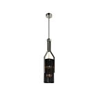 CWI Lighting Fermont 1583P8-6-612 7-Lights 42W Stain Nickel/Pearl Black Mini Pendant