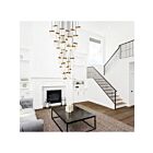 CWI Lighting Lava 1587P36-33-624 Brass 390W Chandelier