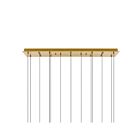 CWI Lighting Lava 1587P48-14-624-RC Brass 150W Chandelier