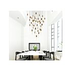 CWI Lighting Greta 1589P36-41-624 Brass 190W Chandelier