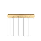 CWI Lighting Greta 1589P48-17-624-RC Brass 70W Chandelier