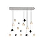CWI Lighting Siena 1679P40-9-601-RC 18W Chrome LED Chandelier