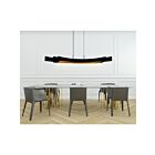 CWI Lighting Candora 1698P72-101 Black 36W Chandelier
