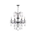 CWI Lighting Glorious 2024P24C-6 Chrome 6 Lights 360W Chandelier
