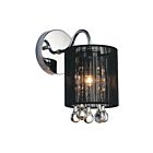 CWI Lighting Water Drop 5006W5C-1 (B) Chrome 1 Light 40W Wall Sconce