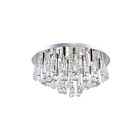 CWI Lighting Brianna 5035C24C-R Chrome 12 Lights 480W Flush Mount