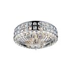 CWI Lighting Bloome 5039C17C Chrome 6 Lights 240W Flush Mount