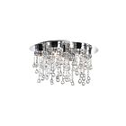 CWI Lighting Monica 5072C24C-R Chrome 7 Lights 280W Flush Mount