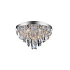 CWI Lighting Vast 5078C24C Chrome 10 Lights 600W Flush Mount