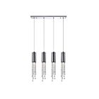 CWI Lighting Extended 5081P30C-RC Chrome 4 Lights 200W Chandelier