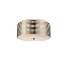 CWI Lighting Checkered 5209C15N Satin Nickel 2 Lights 120W Flush Mount