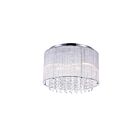 CWI Lighting Spring Morning 5319C14C-R Chrome 6 Lights 240W Flush Mount