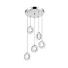 CWI Lighting Ring 5417P20ST-R Chrome 30 Lights 30W LED Chandelier