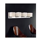 CWI Lighting Satin Nickle 5442W26SN Satin Nickel 4 Lights 160W Wall Sconce