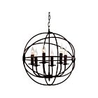 CWI Lighting Arza 5464P18DB Brown 6 Lights 360W Chandelier