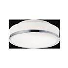 CWI Lighting Frosted 5479C10SN-R Satin Nickel 2 Lights 80W Flush Mount