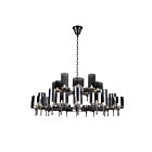 CWI Lighting Montoya 5526P48-30-612 Pearl Black 30 Lights 1200W Chandelier