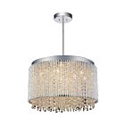 CWI Lighting Claire 5535P16C-R Chrome 10 Lights 400W Chandelier