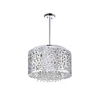 CWI Lighting Bubbles 5536P16ST Chrome 6 Lights 240W Chandelier