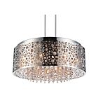 CWI Lighting Bubbles 5536P24ST Stainless Steel 9 Lights 360W Chandelier