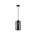 CWI Lighting Glass 5553P7-Smoke Black 1 Light 60W Pendant