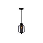 CWI Lighting Glass 5570P7C - Smoke Black 1 Light 60W Pendant