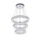 CWI Lighting Florence 5635P20ST-3R (Clear) Chrome 56 Lights 56W LED Chandelier