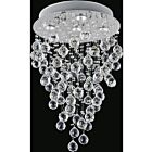 CWI Lighting Rain Drop 6601C16C Chrome 5 Lights 175W Flush Mount