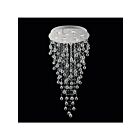 CWI Lighting Rain Drop 6601C24C(H:35) Chrome 9 Lights 315W Flush Mount
