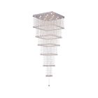 CWI Lighting Square 6601C32C-S Chrome 16 Lights 560W Flush Mount