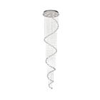 CWI Lighting Spiral 6603C24C(H:110) Chrome 8 Lights 280W Flush Mount