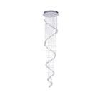 CWI Lighting Spiral 6603C32C ( H:108) Chrome 12 Lights 420W Flush Mount