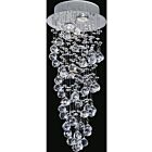 CWI Lighting Double Spiral 6606C10C Chrome 2 Lights 70W Flush Mount