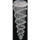 CWI Lighting Double Spiral 6606C20C Chrome 6 Lights 210W Flush Mount