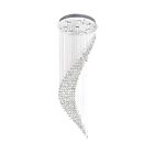 CWI Lighting Ribbon 6629C24C Chrome 8 Lights 280W Flush Mount