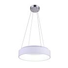 CWI Lighting Arenal 7103P18-1-104 White 25W LED Chandelier