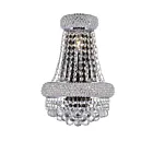 CWI Lighting Empire 8001W12C-B Chrome 3 Lights 180W Wall Sconce